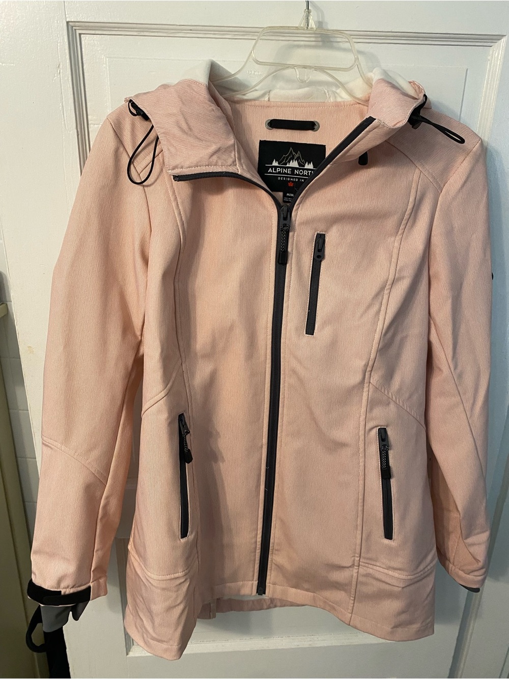 Alpine North Women's Pink Softshell Rain Jacket